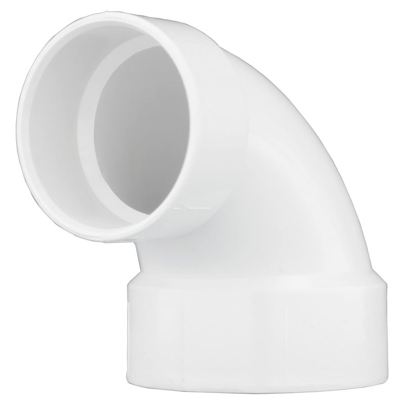 CHARLOTTE PIPE 3 × 4 DWV Closet Bend REDUCING HUB X HUB DWV (الصرف والنفايات والتهوية) (قطعة واحدة) - Image 1